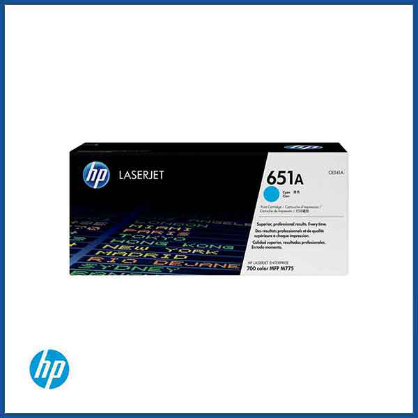 HP 651A (CE341A) Cyan Toner Cartridge